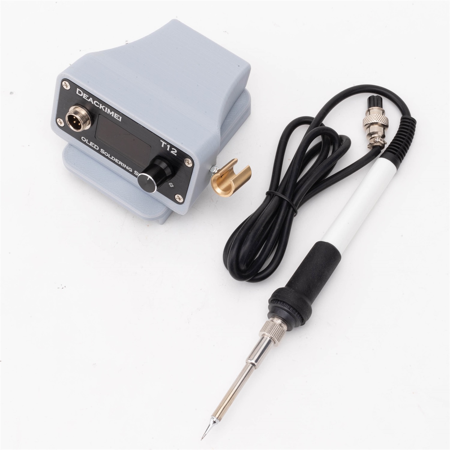 محطة لحام لاسلكية محمولة تعمل  - مراجعة T12 Soldering Station Oled وسعره